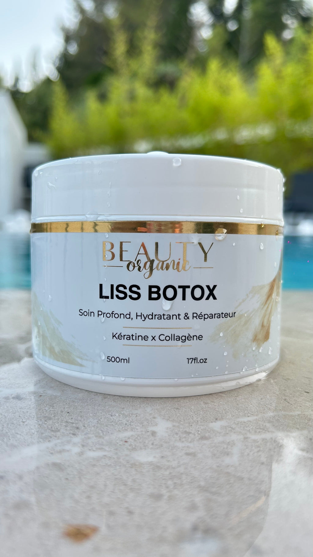 Botox Organic Liss Beauty concept formation