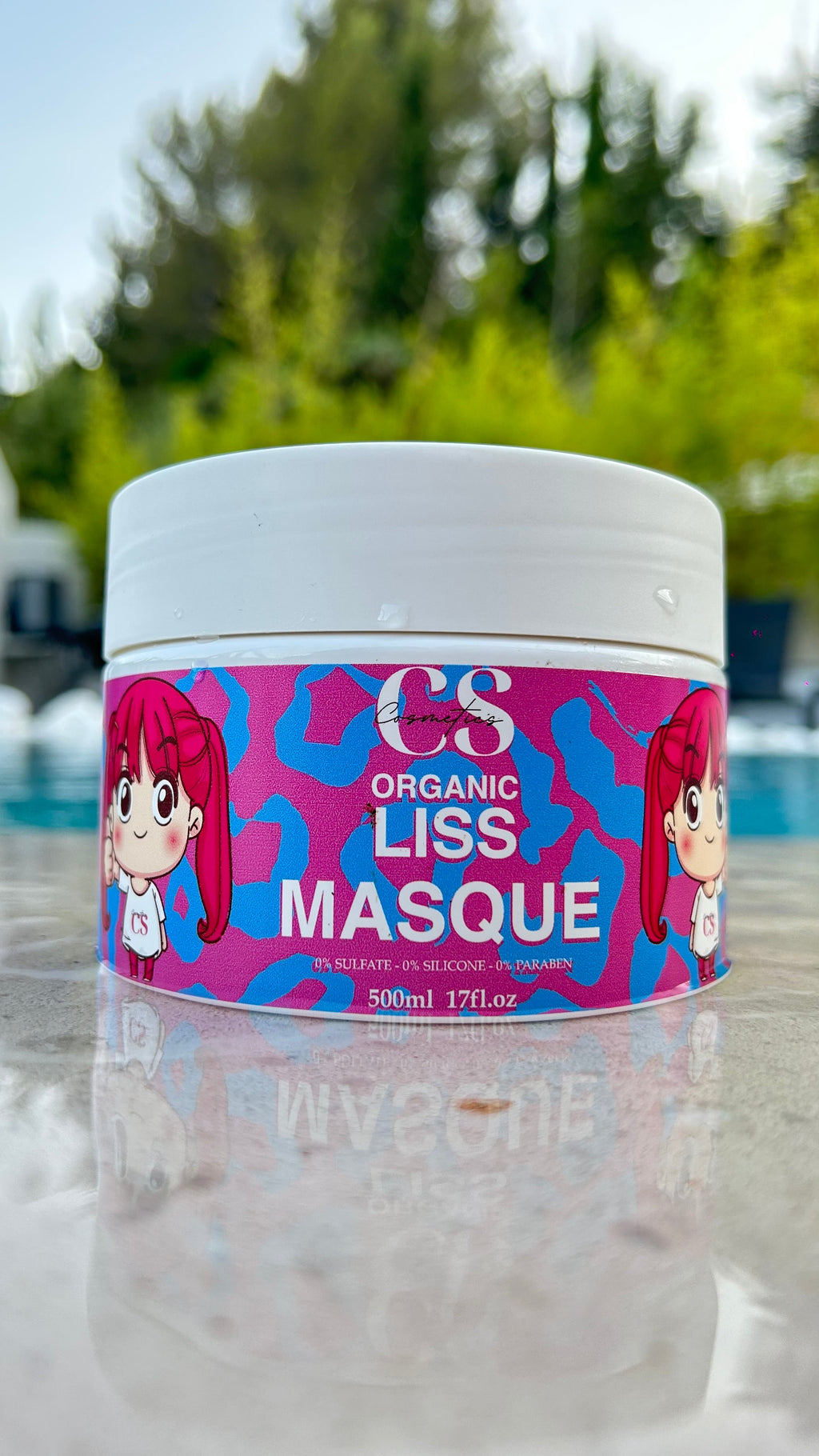 Masque hydratant Organic Liss – Soin profond nourrissant pour cheveux secs Beauty organic