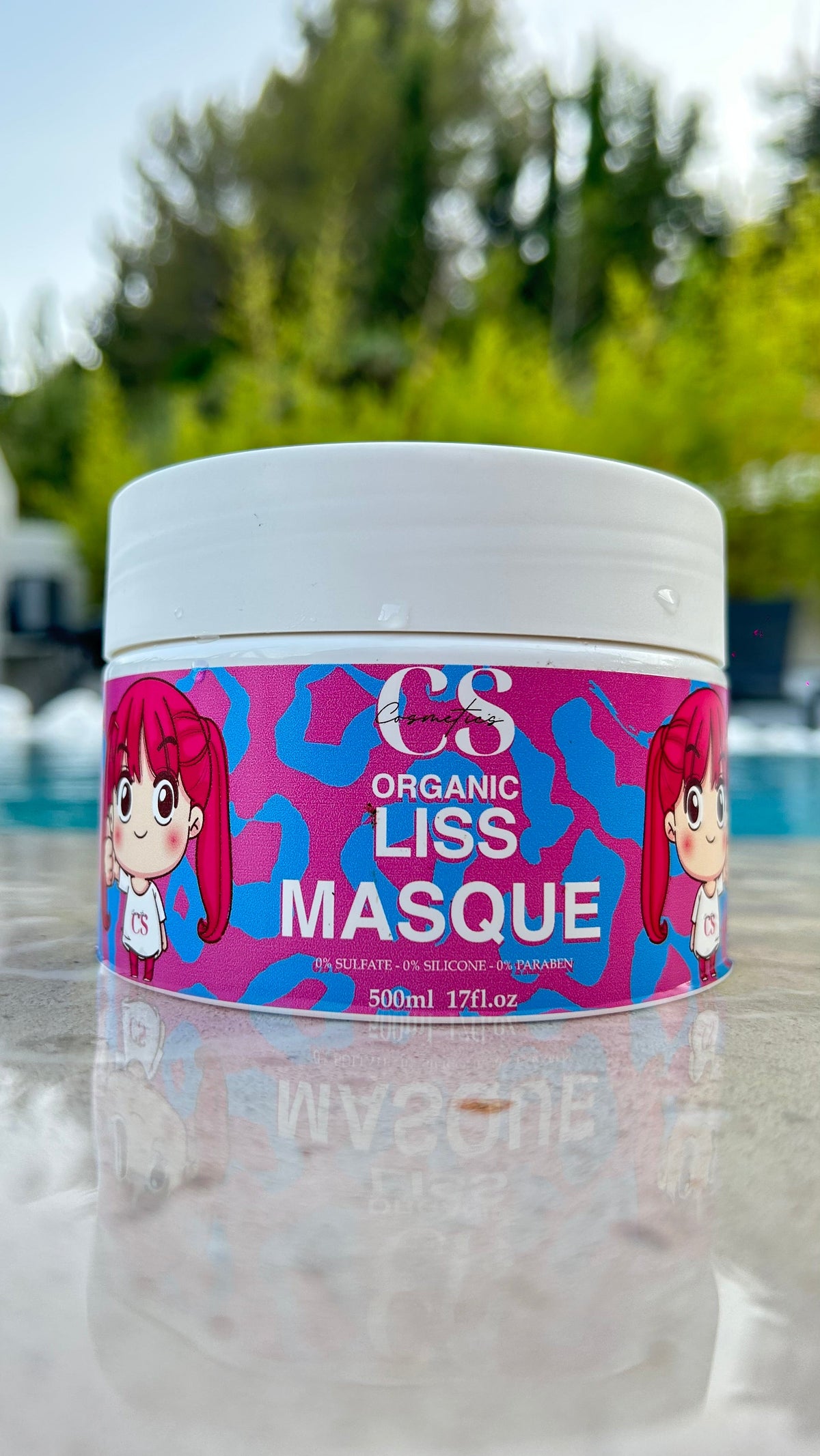 Masque hydratant Organic Liss – Soin profond nourrissant pour cheveux secs Beauty organic