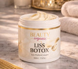 Botox Organic Liss Beauty concept formation