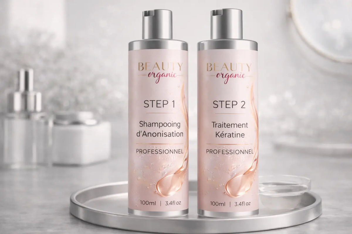 Kit Lissage Beauty Organic Collagène & Kératine Sans Formol soin capillaire