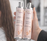 Kit Lissage Beauty Organic Collagène & Kératine Sans Formol avant après