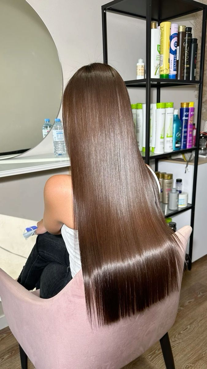 Résultat lisse et brillant obtenu en salon avec le Botox Liss