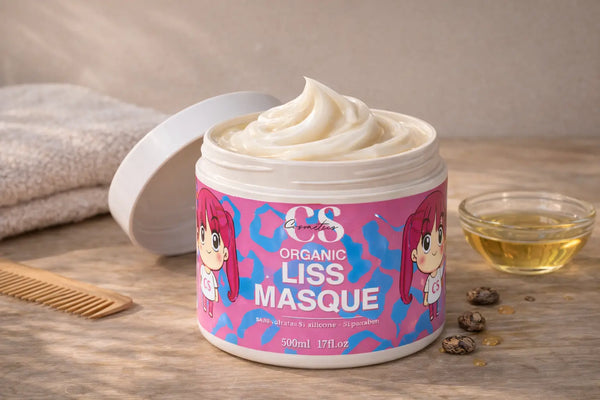 Masque hydratant Organic Liss résultat cheveux brillants